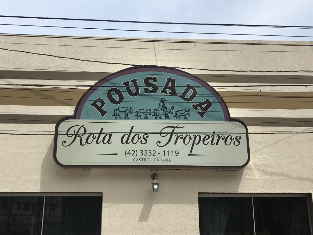 Hotel Rota Dos Tropeiros Castro Exterior foto